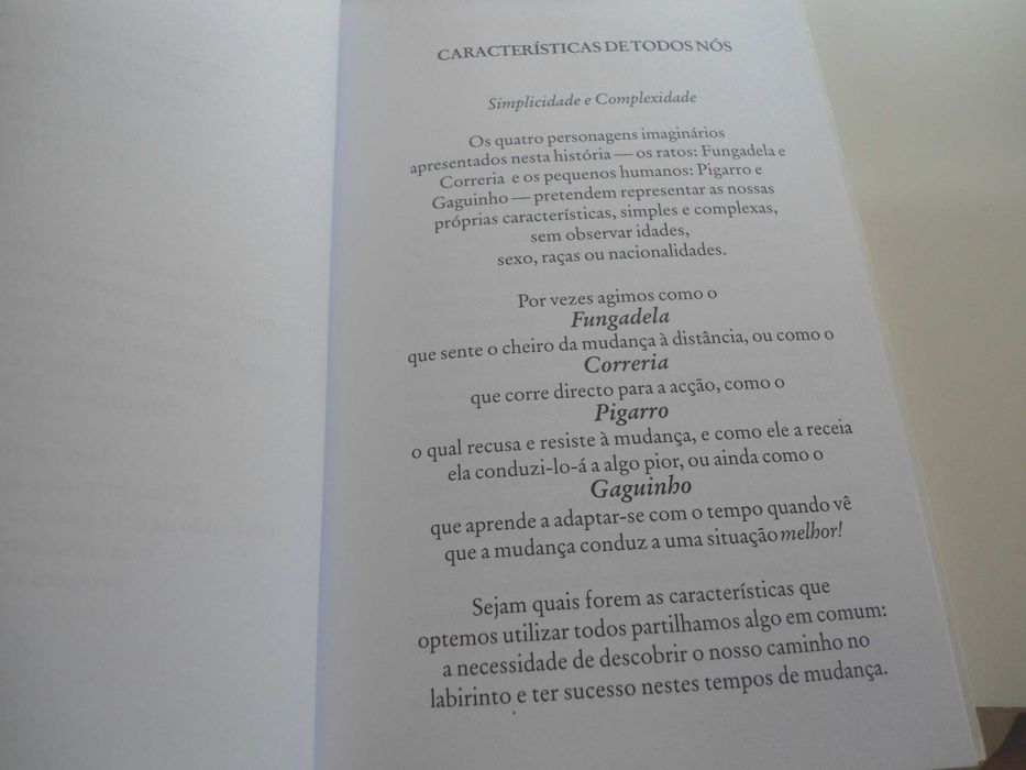 Quem Mexeu no meu queijo? pelo DR. Spencer Johnson