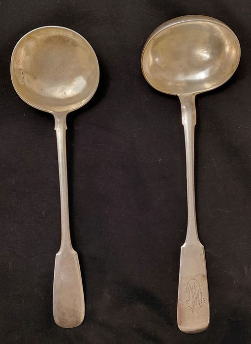 Серебро 84 проба, 875 , 916, 925 половники,  ложки, вилки,черпаки