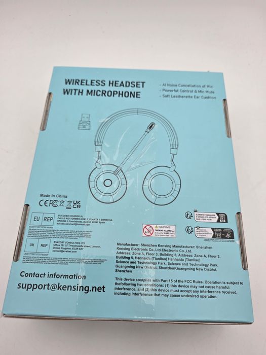 Bezprzewodowy zestaw słuchawkowy z mikrofonem