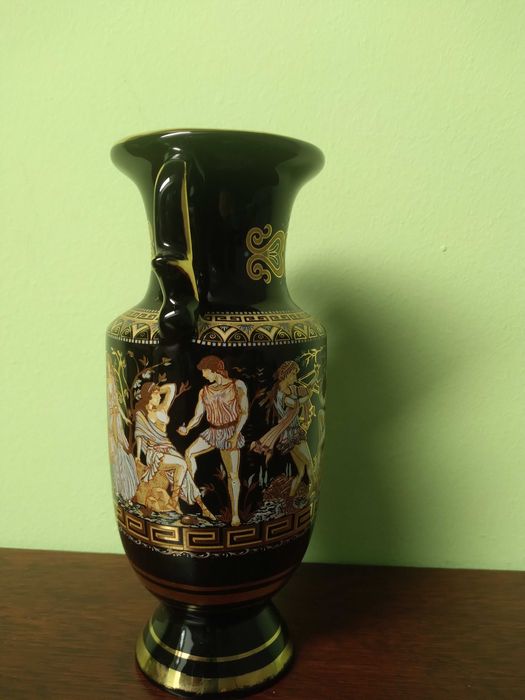 Wazonik Grecki pozlacany