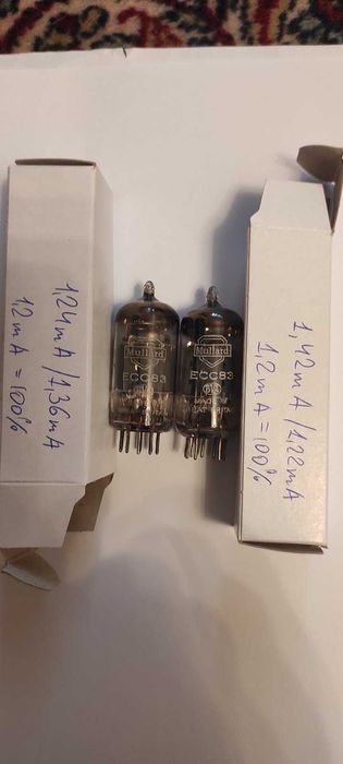 Продам  радиолампы ECC81,82,83,85,88,6SN7,6SL7,6L6,6V6,EF86,EL84,KT88