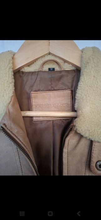 Casaco cabedal Quebramar - Mulher (M)