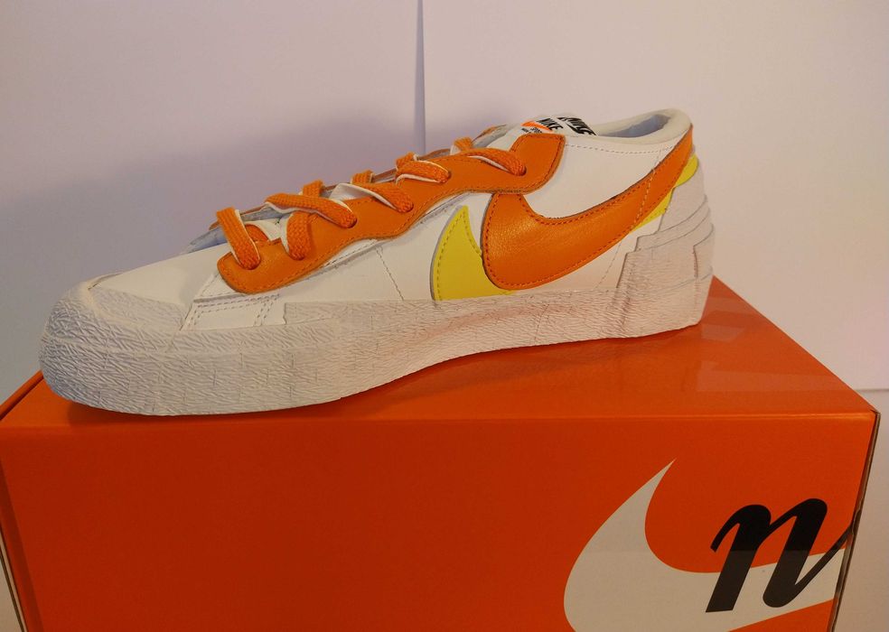 Nike Blazer Low x sacai Magma Orange (2021) 44