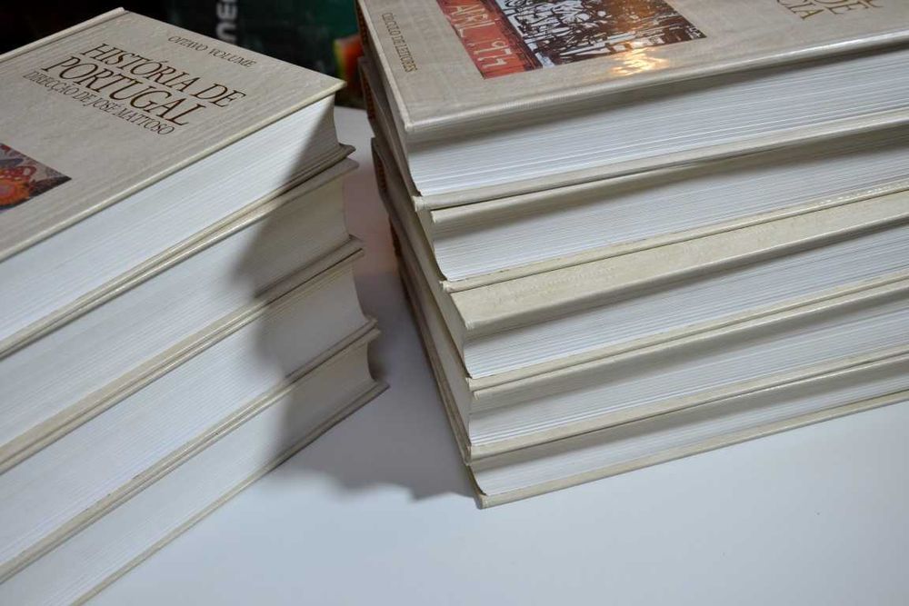 9 volumes de "História de Portugal" - Direção de José Mattoso