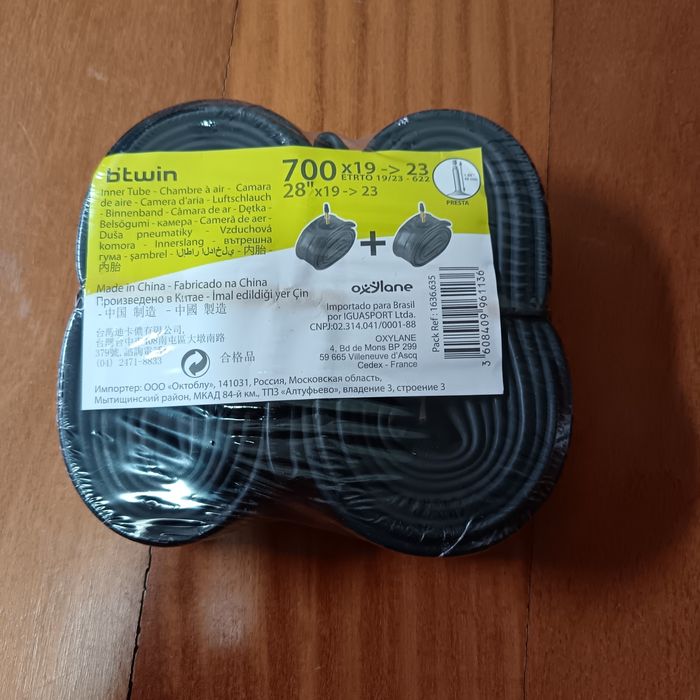 Câmara de ar roda bicicleta - válvula presta