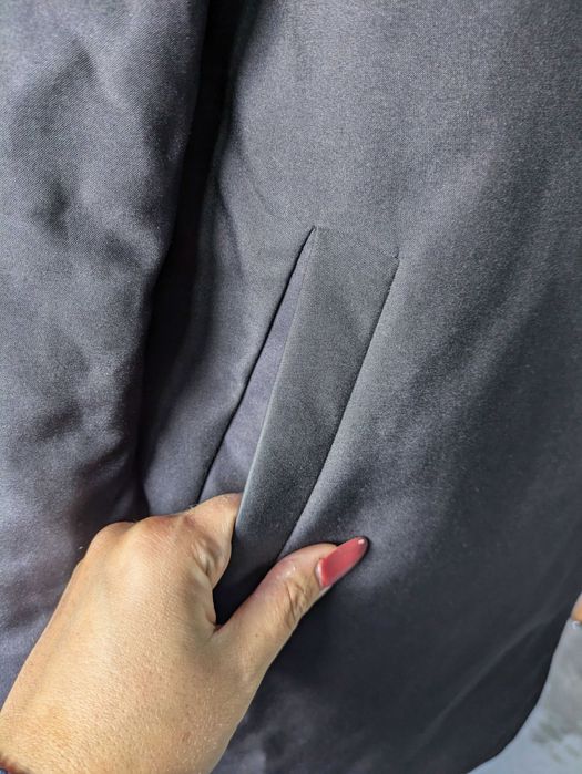 Zara Woman Sobretudo Preto Casaco M