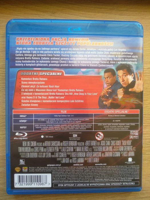 Godziny szczytu blu ray polskie napisy wysyłka gratis