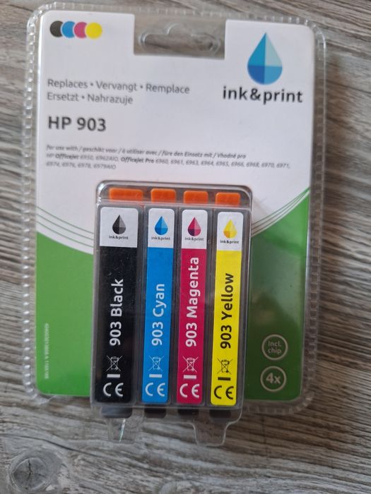 Tusz HP 903 Zestaw Black Cyan Magenta Yellow Nowe