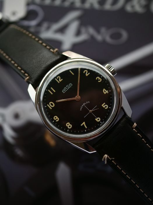 Arsa zegarek szwajcarski swiss made vintage piekny stary