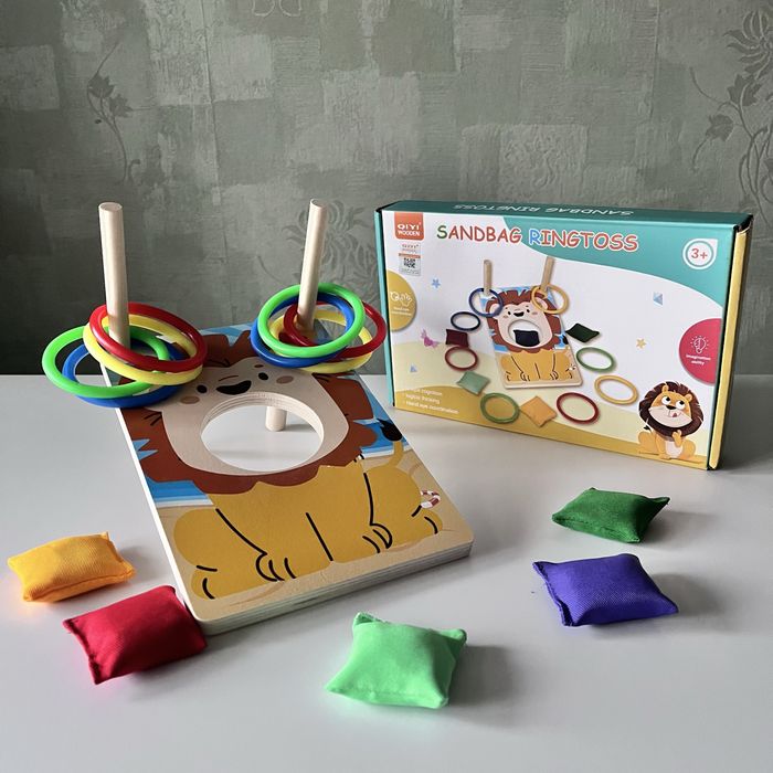 Кільцекид та метання мішечків гра на влучність