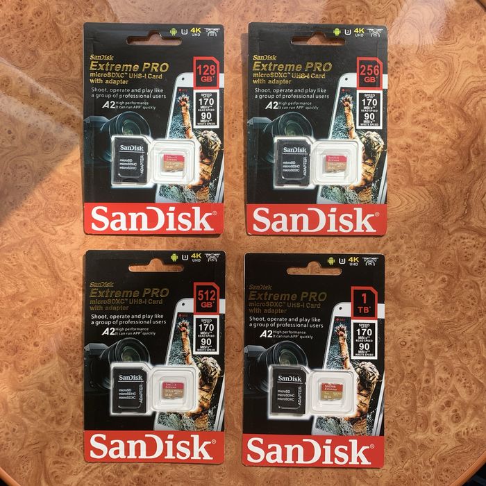 ‼️ГАРЯЧА ЦіНА‼️Micro SD Карта памяти для телефона 512/256/128 гб 4К U3