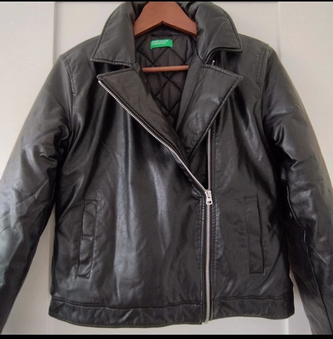 Kurtka skórzana ocieplana ramoneska