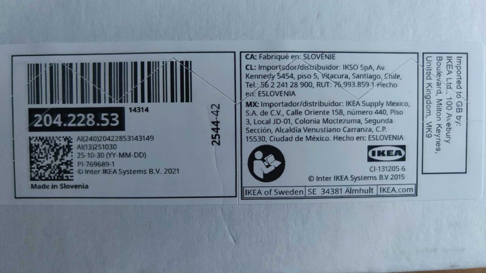 HÅLLBAR Wysuwana rama do sortowania 204.228.53 IKEA