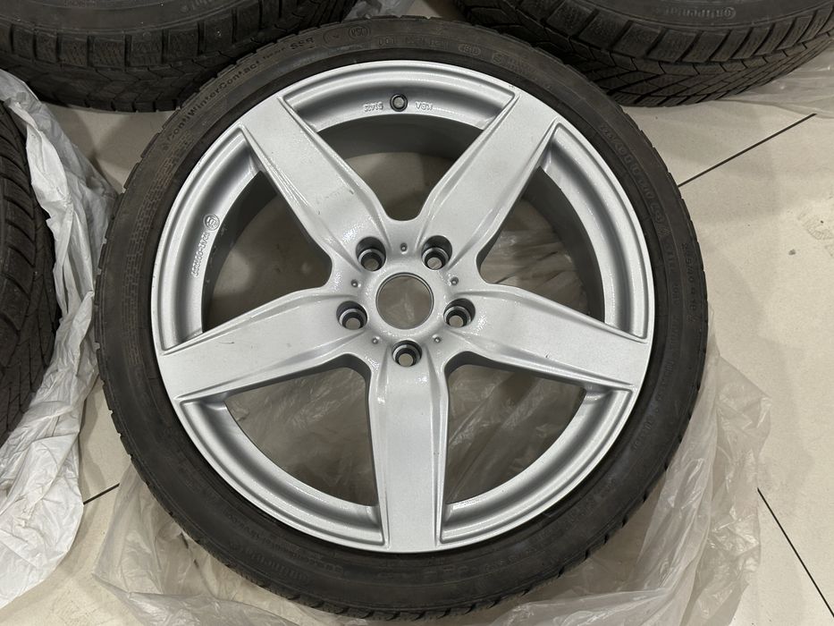 Комплект Титановые диски 18 и зимняя резина Continental