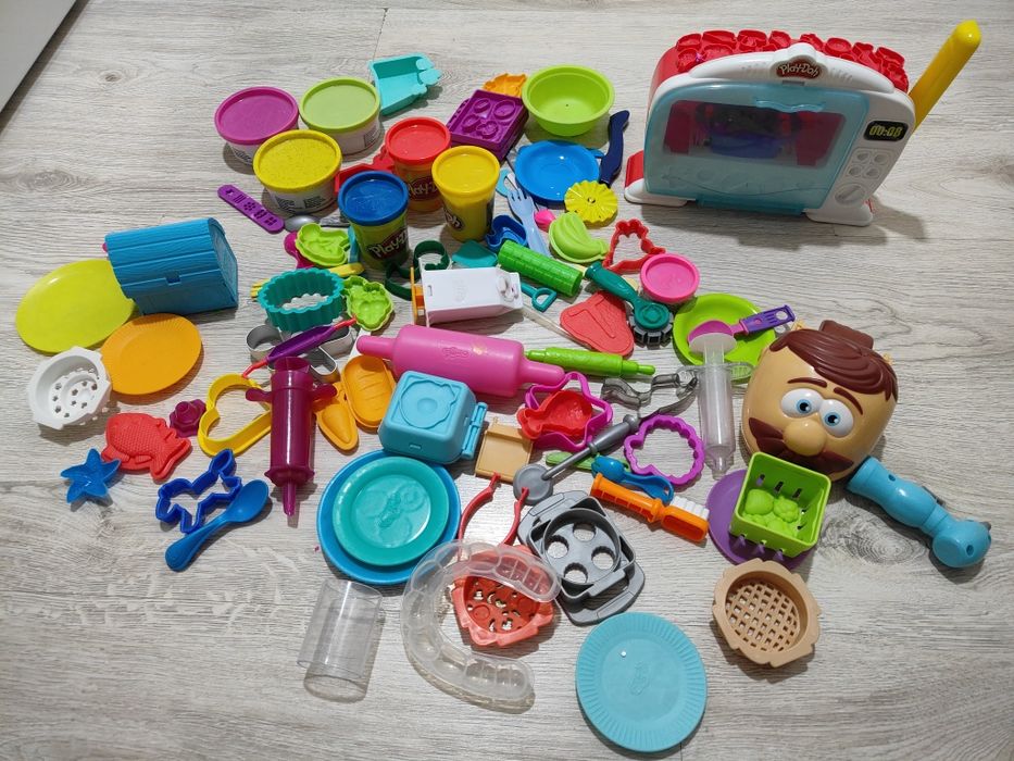 Duży zestaw PlayDoh dentysta, piekarnik
