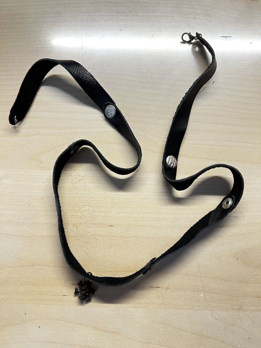 Кожаный длинный мужской браслет!