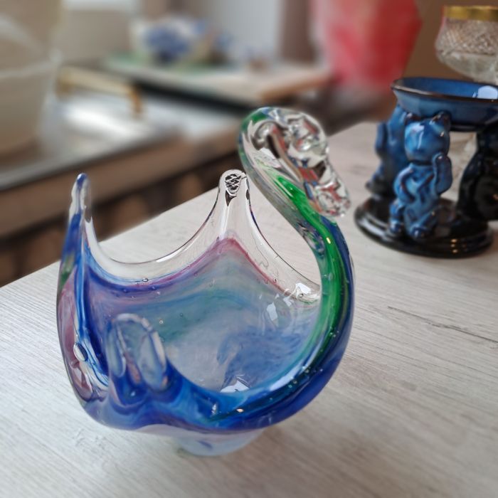 Krysztalowa figurka Murano.