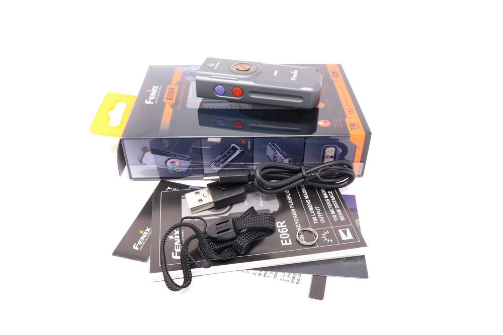 Fenix E06R Наключний Ліхтар (Магніт, Лазер, УФ) ГАРАНТІЯ 5 РОКІВ!