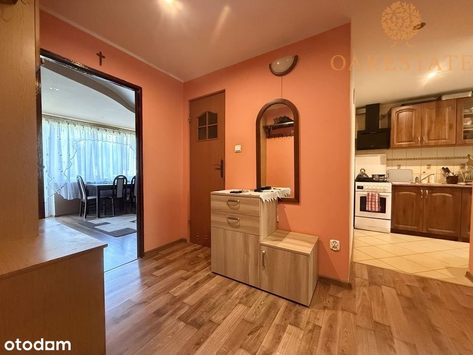 46m2, z balkonem, parter, ul.Osiedle
