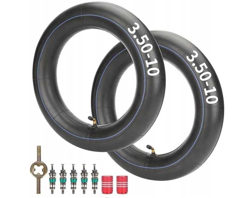 Zestaw 2 Dętek 3.50-10 z Zaworem TR87 do Skuterów i Mini Bike