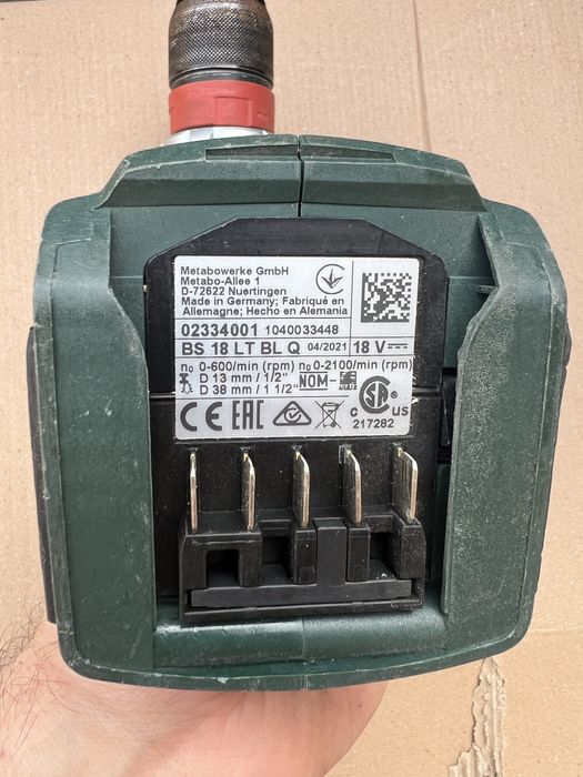 Metabo BS 18 LT BL Q  wkrętarka