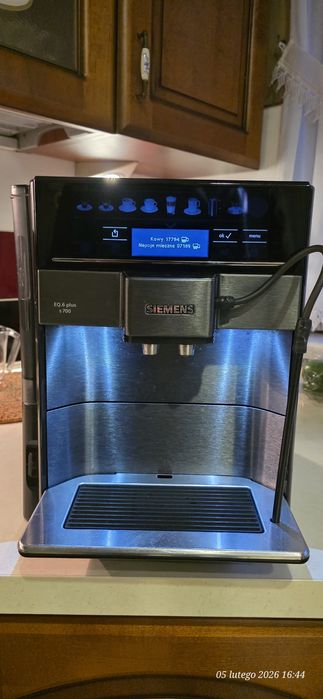 Siemens EQ.6 Plus s700 | Flagowiec 19 bar | Stal | Szczera Oferta!