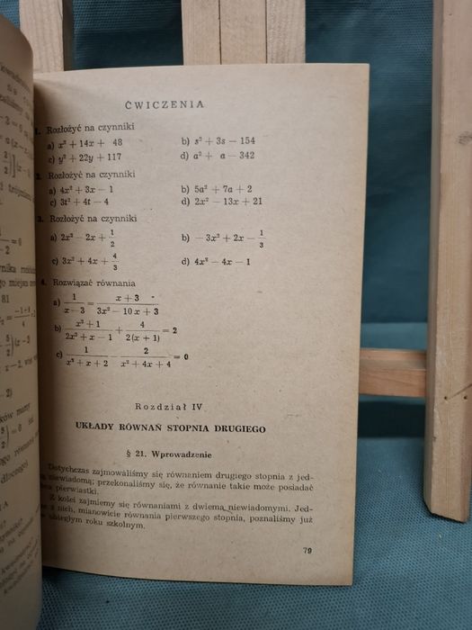 Algebra dla techników  ekonomicznych cz ll,1958r