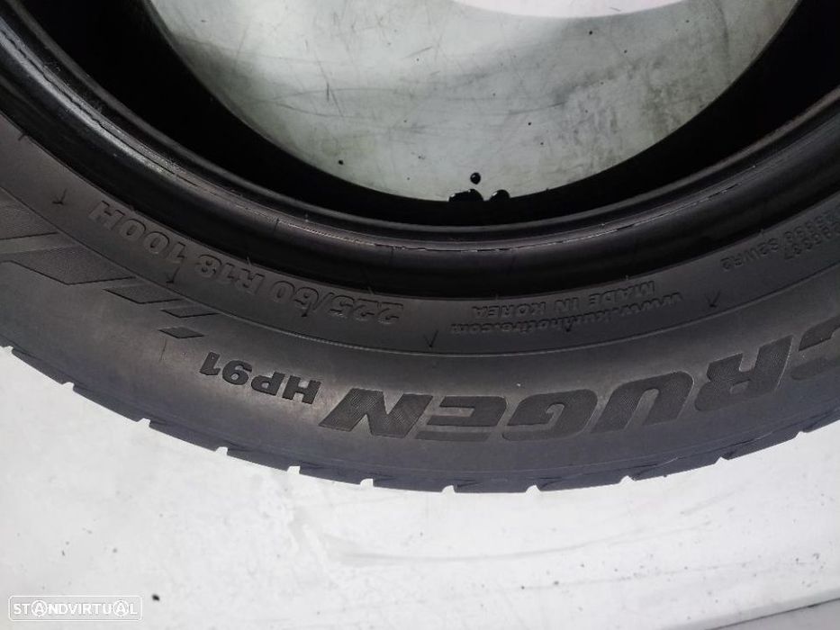 2 pneus semi novos 225-60r18 kumho - oferta dos portes