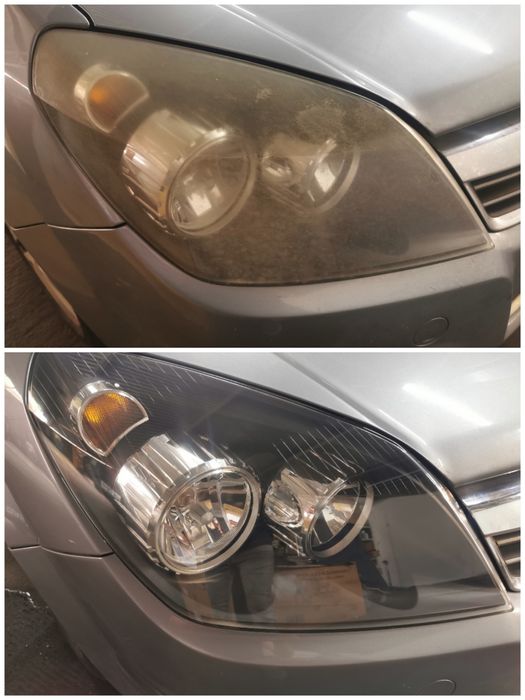 Polerowanie lamp samochodowych