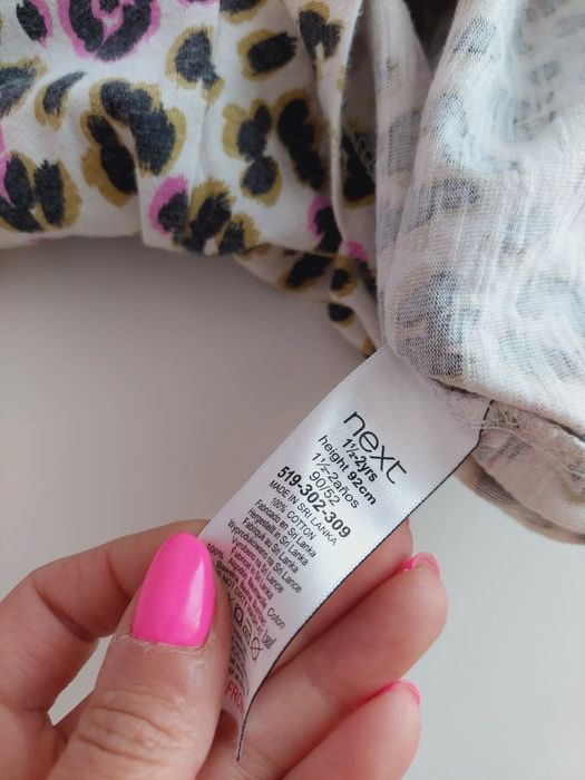 Krótki kombinezon letni w panterkę next 18-24m 86-92cm