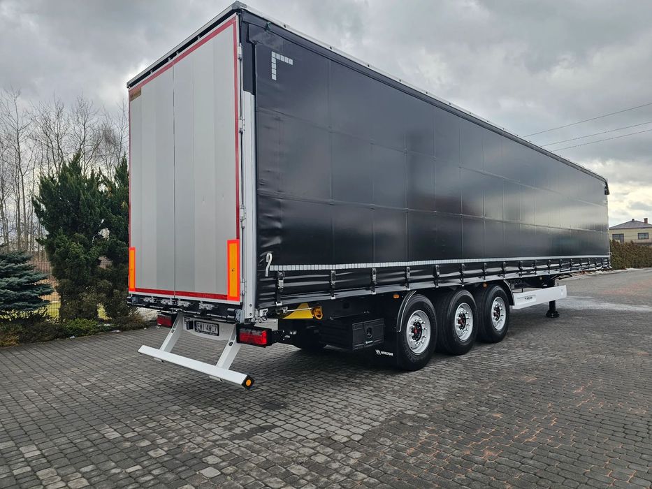 Wielton FIRANKA STANDARD OŚ PODN.DACH PODN.DO ZAŁADUNKU!  CURTAIN MASTER,System Ładowania na wagony,Jak Nowa Przeb.około50tyś.km