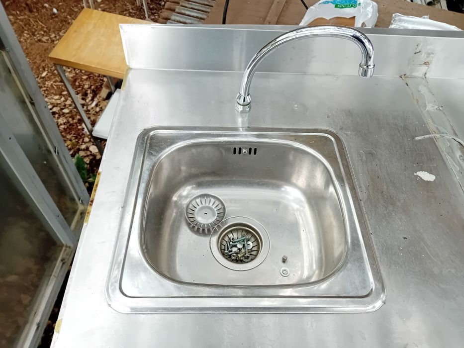 Vendo bancada de inox