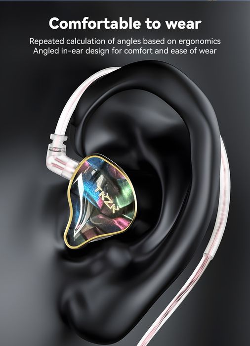 TKZK TK2 Słuchawki IEM Black Mic