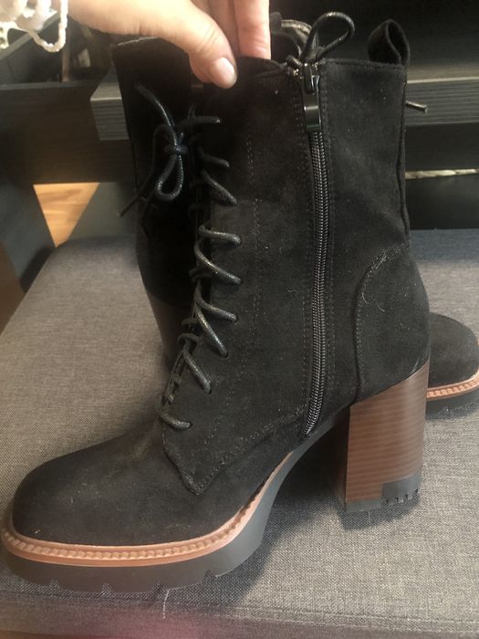 Czarne botki rozmiar 39