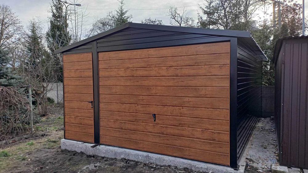 Garaż blaszany PREMIUM 3x6 inne wymiary Dostawa cała Polska Schowek