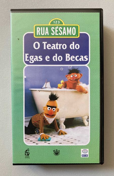 [VHS] Rua Sésamo: O Teatro do Egas e do Becas (não testado)