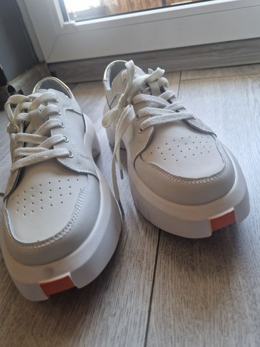 Biale adidasy skóra 40