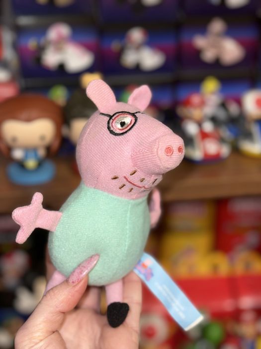 Мʼяка іграшка Тато Свин Свинка Пеппа Daddy Pig Peppa Pig