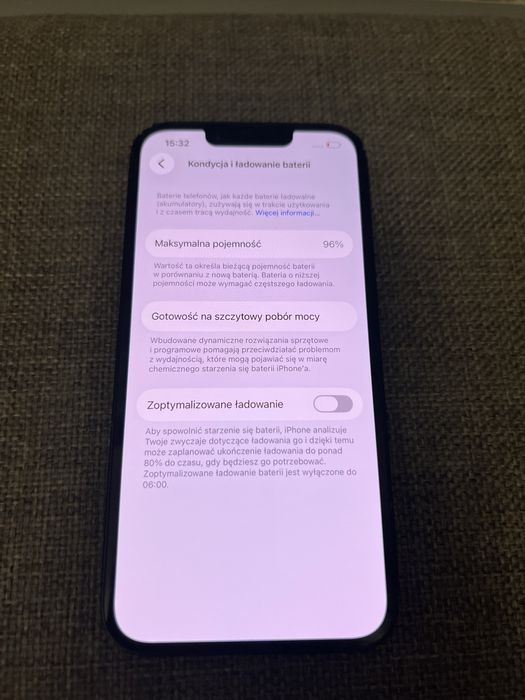 Iphone 14 128gb, 96% bateria, gwarancja
