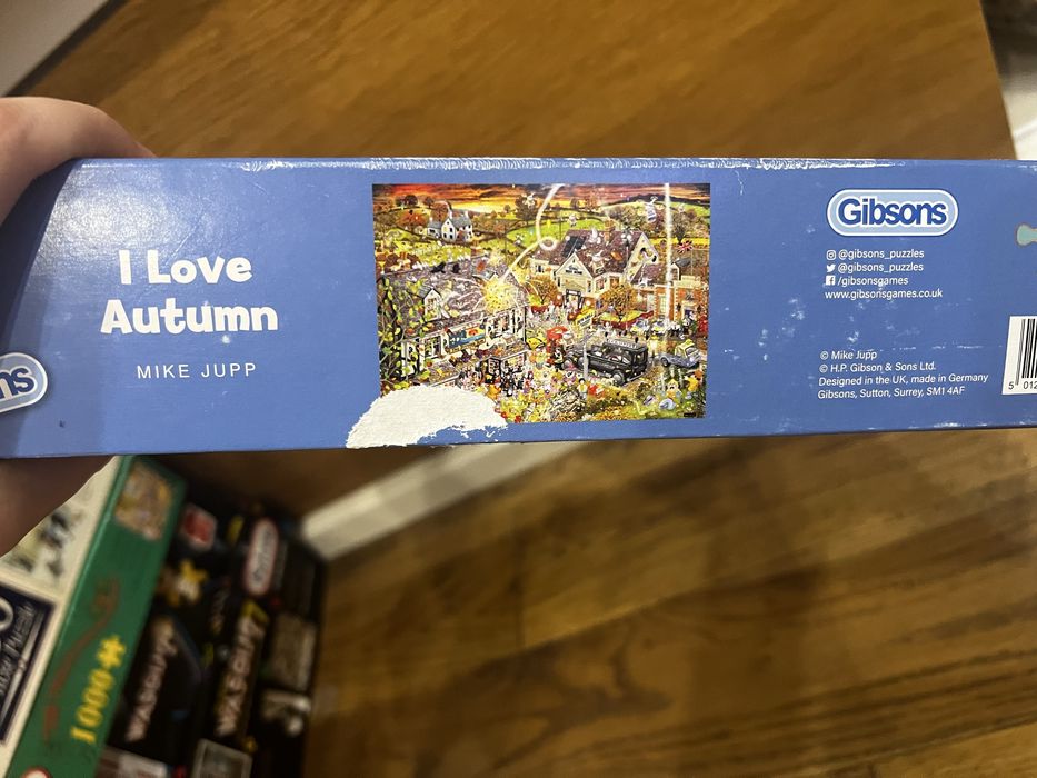 Пазл I love Autumn на 1000 деталей від Gibsons, від Mike Jupp пазли