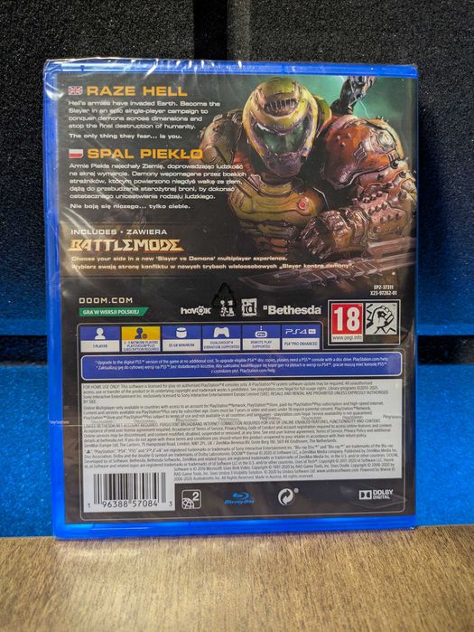 Doom Eternal PS4 / PS5 - dynamiczna strzelanka, FPS, horror PL