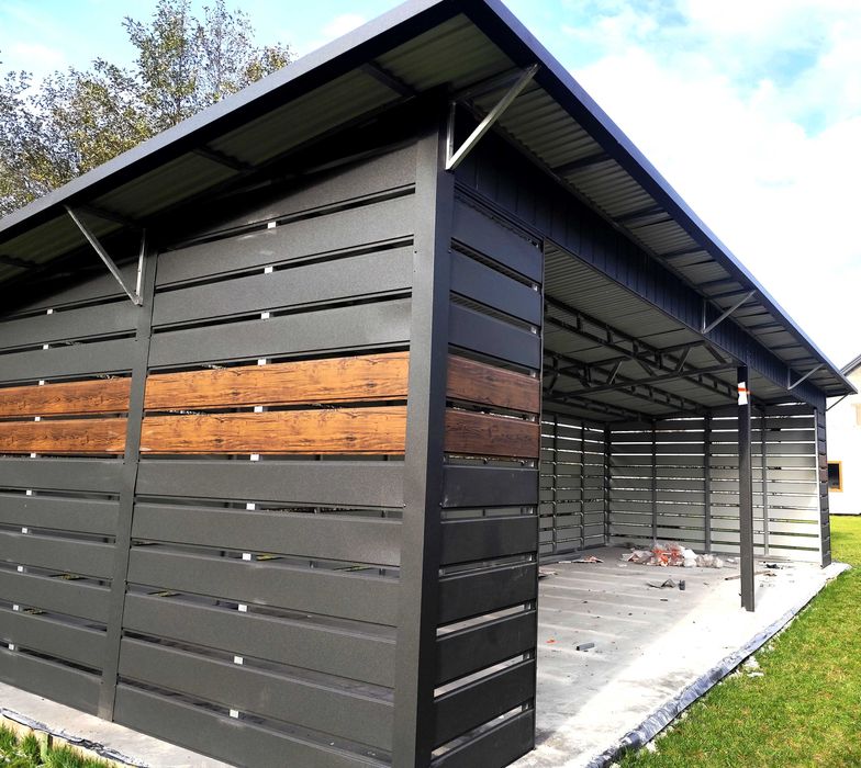 Duża Wiata Samochodowa Carport