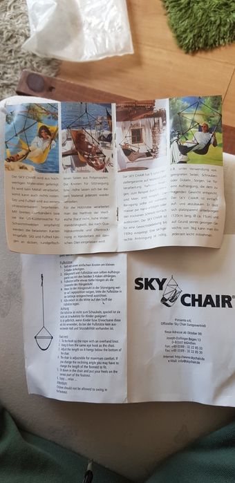 Hamak huśtawka wypoczynkowa