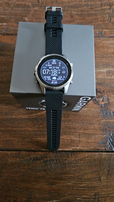 Pasek silikonowy Garmin w kolorze czarnym 20mm Quick Fit