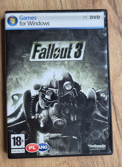 Gra komputerowa Fallout 3 PC DVD pudełko Windows