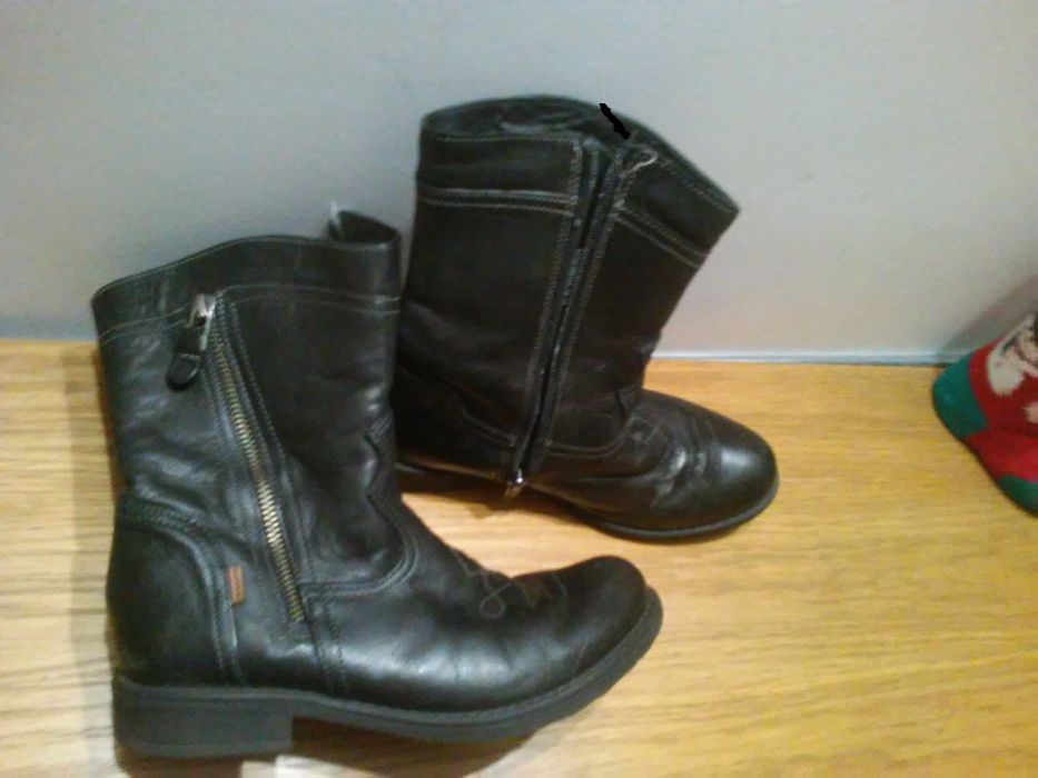 buty,kozaki zimowe LASOCKI-SKÓRA naturalna roz. 35