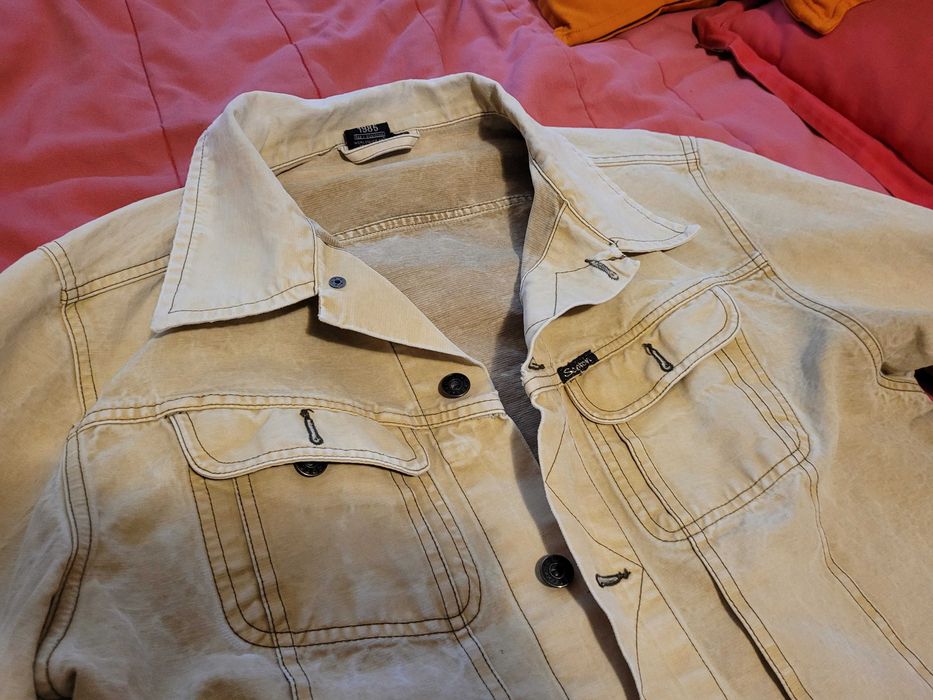 Kurtka Scotch jeans katana dżinsowa wiosenna