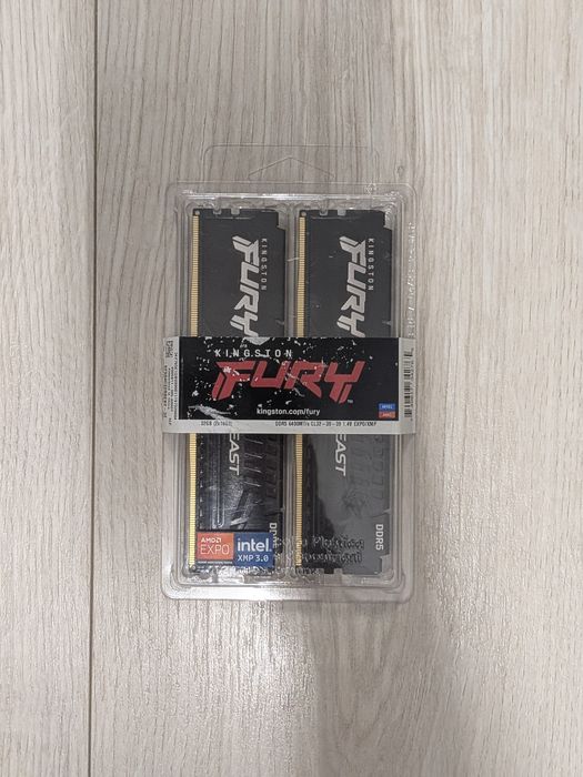 Pamięć RAM Kingston FURY Beast DDR5 32GB (2x16GB) 6400MHz CL32