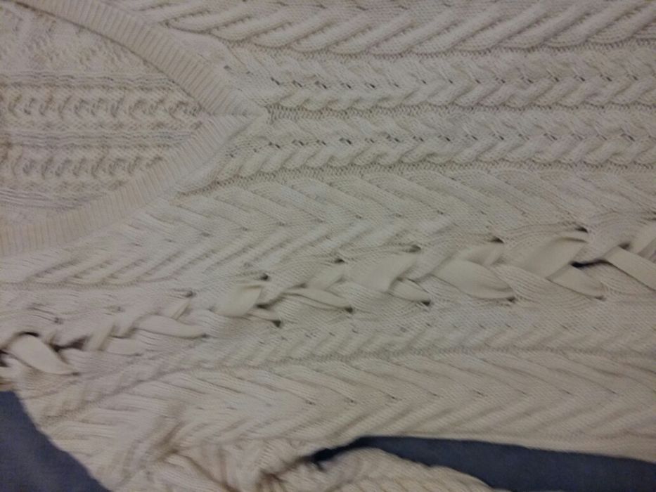 Zara sweter warkocze M