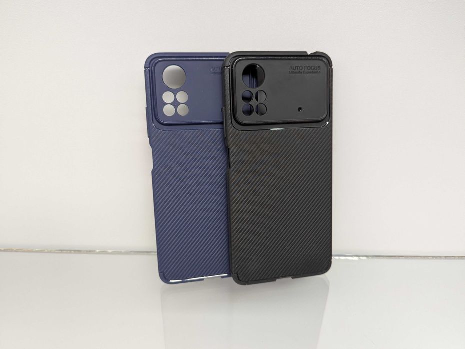 Противоударный чехол Poco X4 pro 5g soft touch с кольцом Чохол